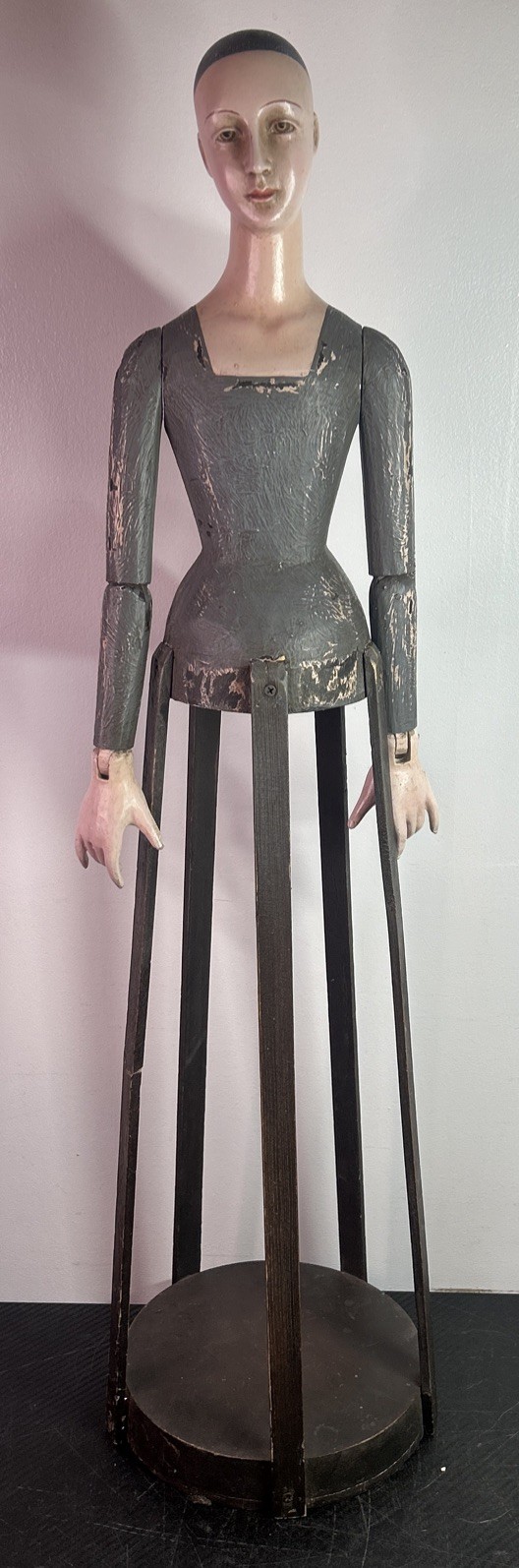 Vintage  SANTOS CAGE DOLL 30 3/4 inch