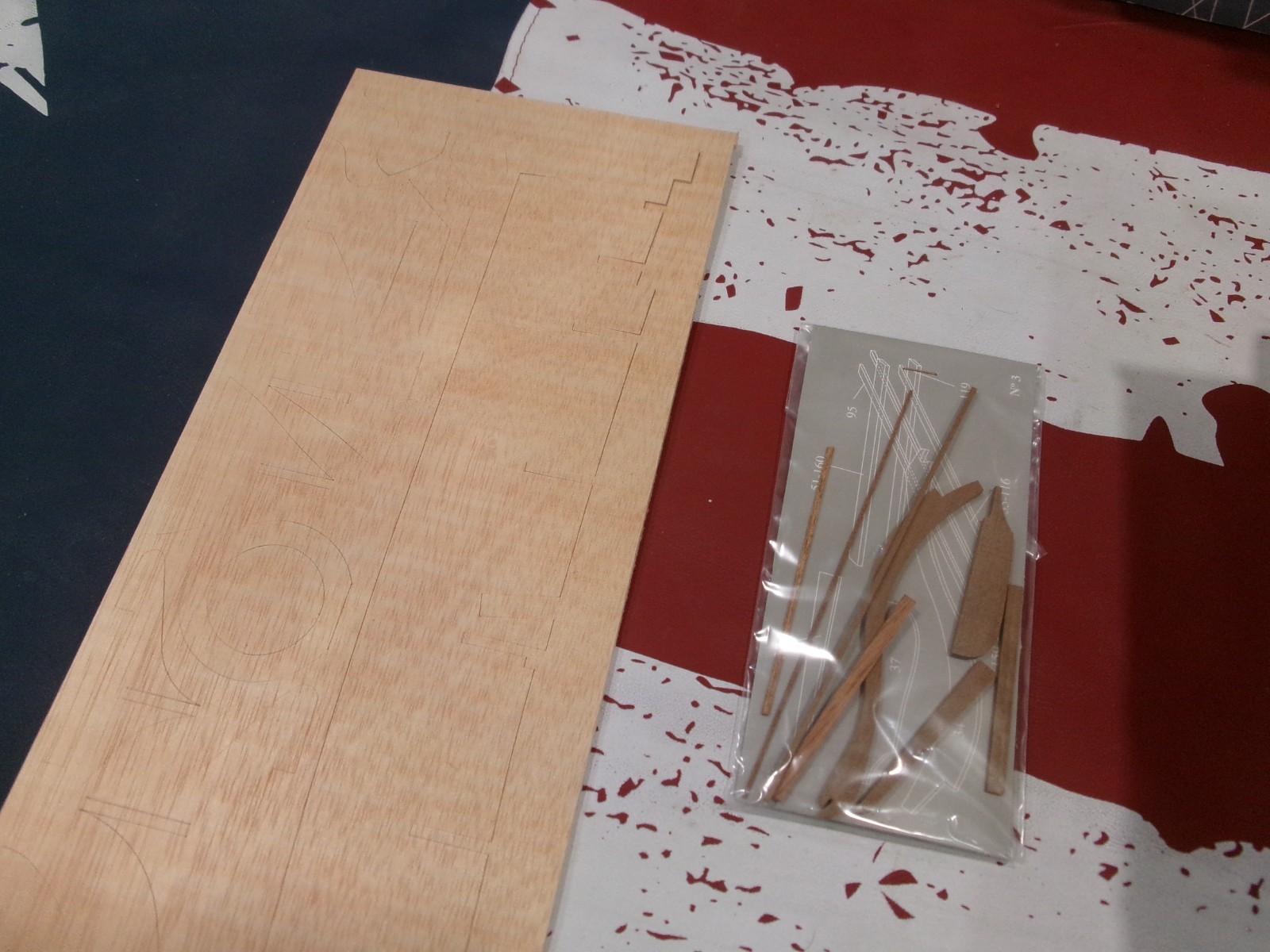 Constructo America New York 1851 Model Wooden Ship Kit (Read Description)