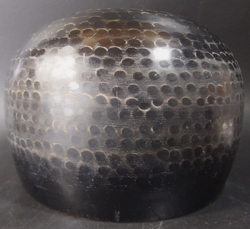 or2606 JAPANESE BUDDHIST SINGING BOWL ORIN 22.9cm / 9inch Width HANDMADE VINTAGE