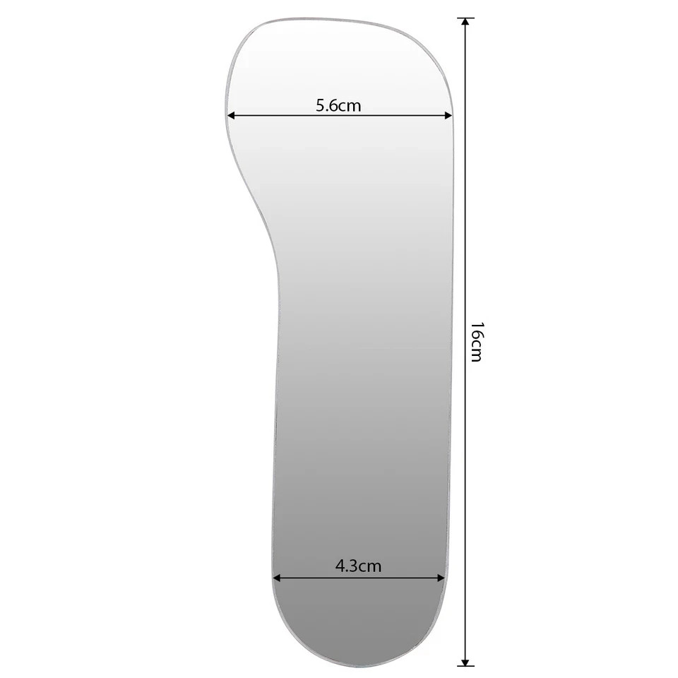 Dental Ortho Glass Photo Mouth Mirrors Intraoral Photographic 2 Side Reflector