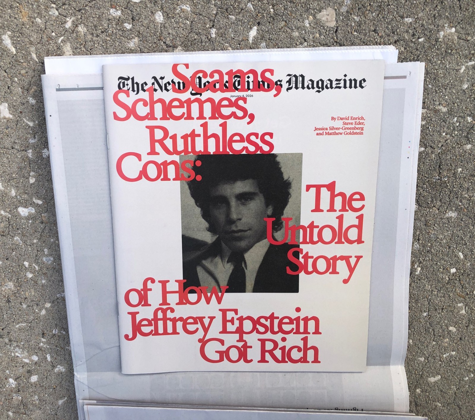 NEW YORK TIMES - SUNDAY JANUARY 4, 2026 (HISTORY! US SEIZES VENEZUELA - MADURO)