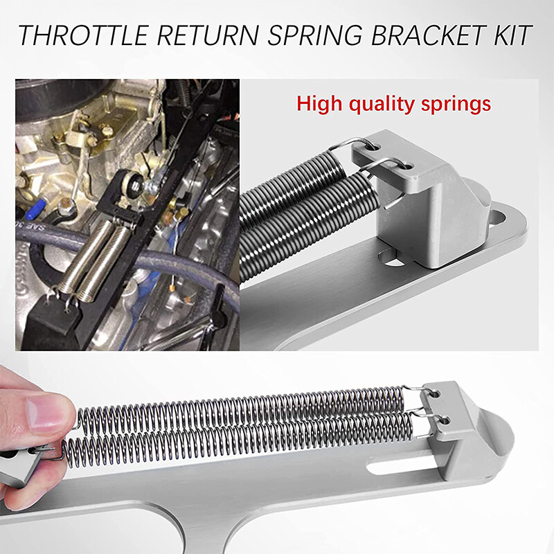 Aluminum Throttle Cable Carb Bracket For Holley 4150 4160 Carb 350 400 SBC