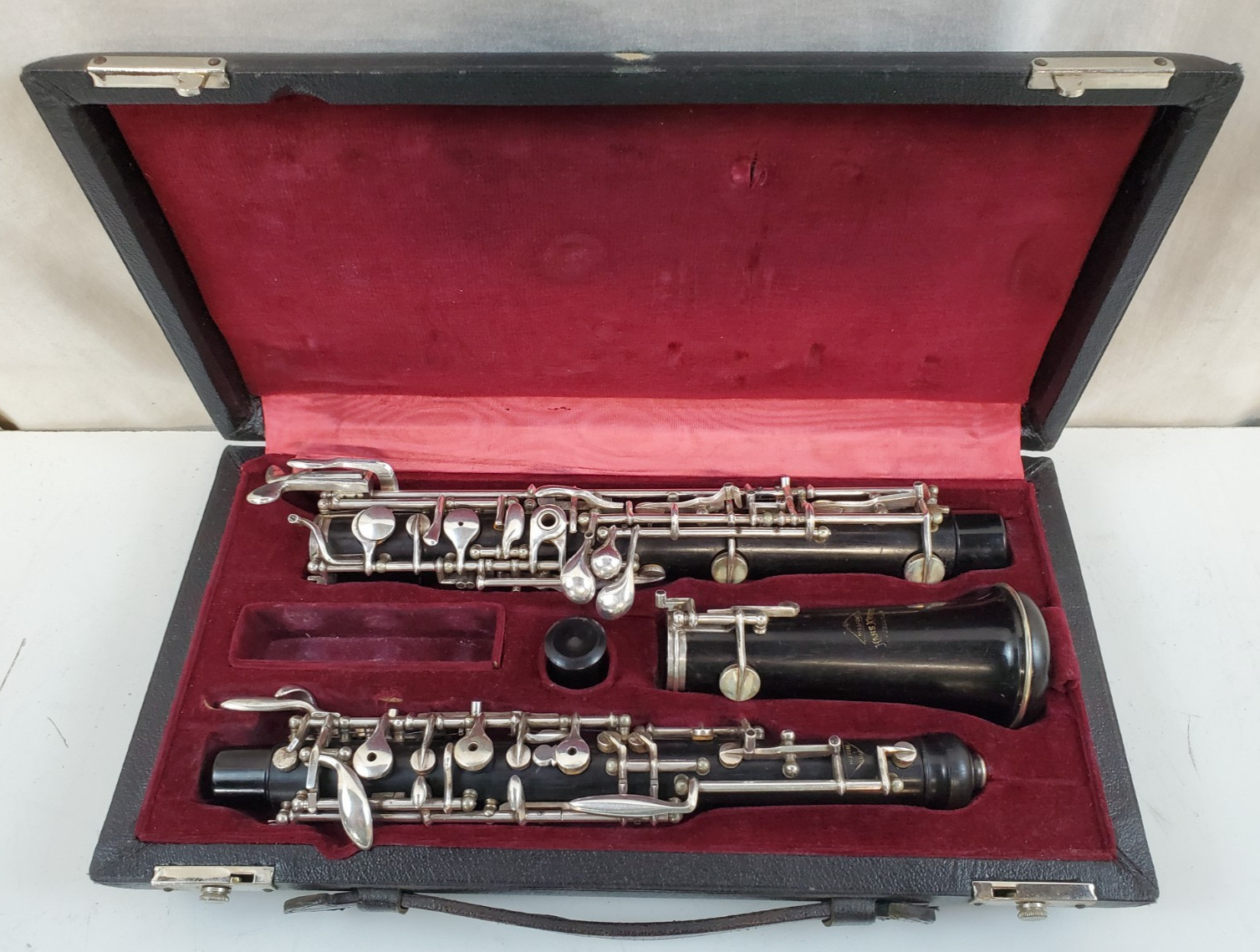 MIRAFONE "HANS KREUL" TUBINGEN PRO FULL CONSERVATORY WOOD OBOE 3RD OCTAVE KEY
