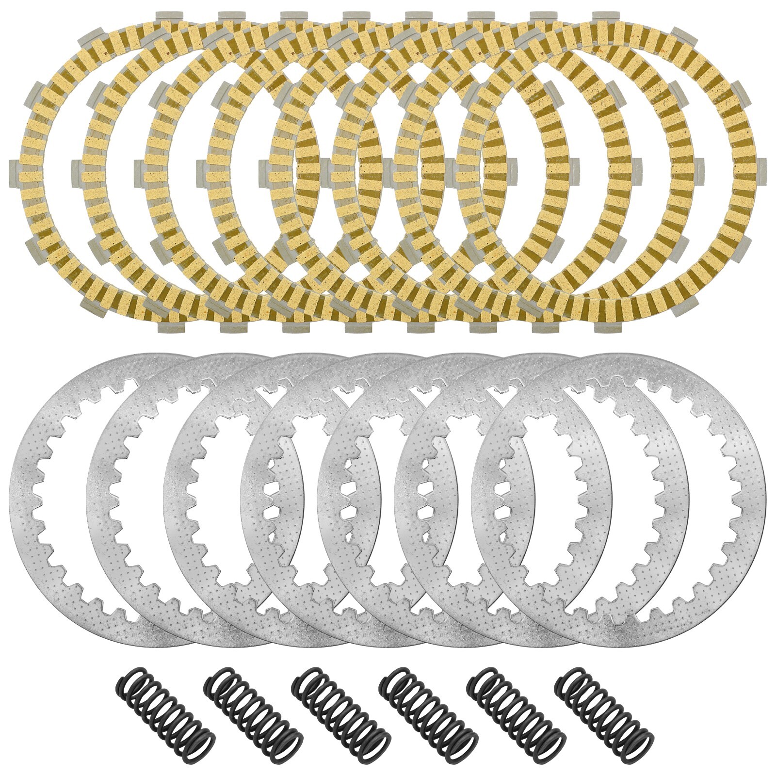 Clutch Friction Steel Plates And Springs Kit for Honda VTX1300 2003-2009