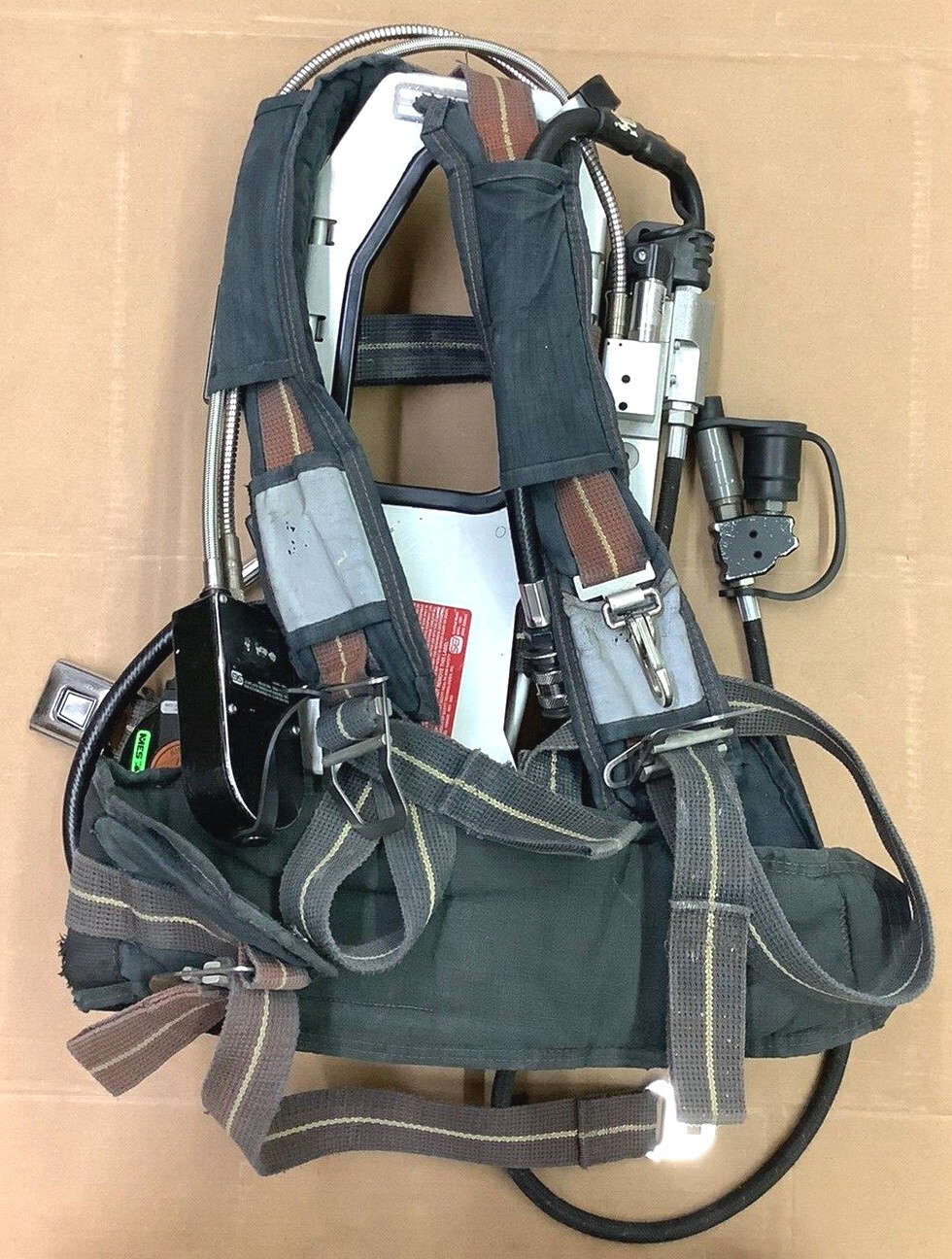 Scott 4.5 SCBA Harness w/AirPak Plus & EZ Flo Regulator & Air Supply Firefighter