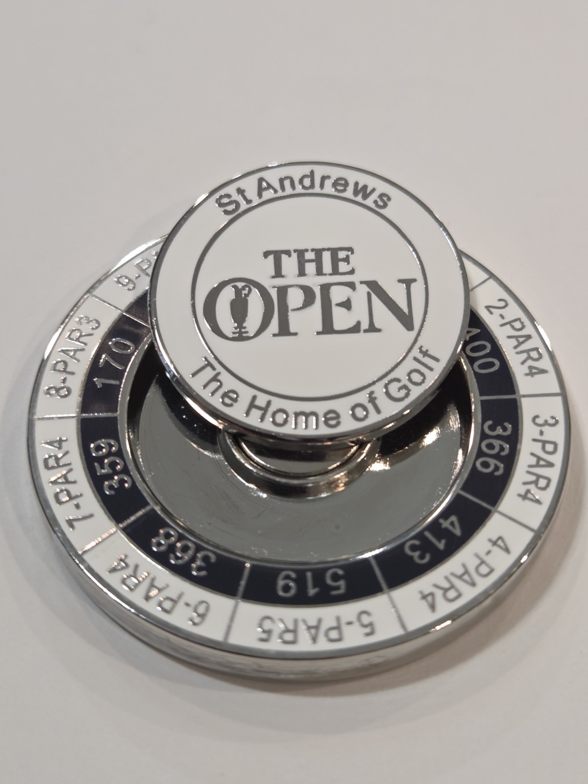THE OPEN ( HOME OF GOLF ) FROM ST. ANDREWS SCOTTLAND-MONDOMARK BALL MARKERS RARE