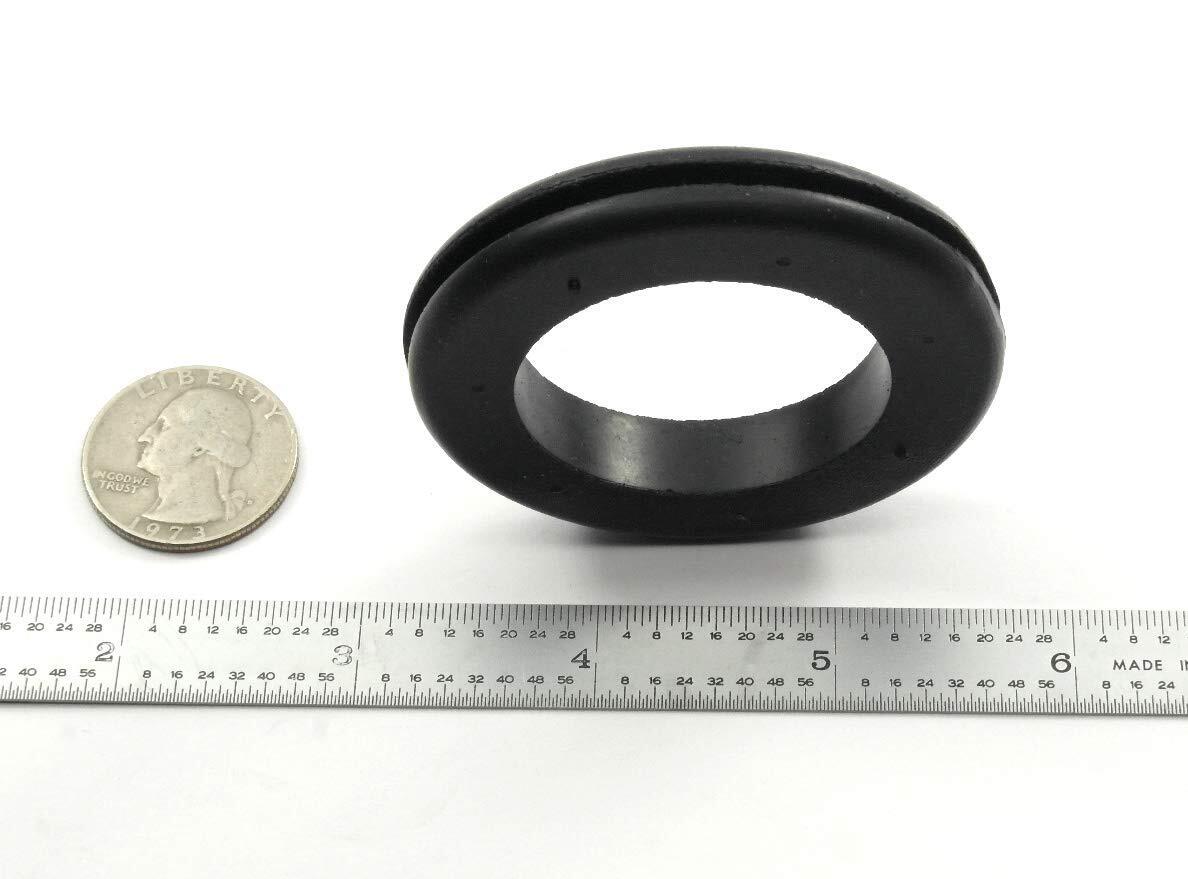 Rubber Grommet Fits 2" Has 1 1/2" Center Hole, 3/32" panel thickness