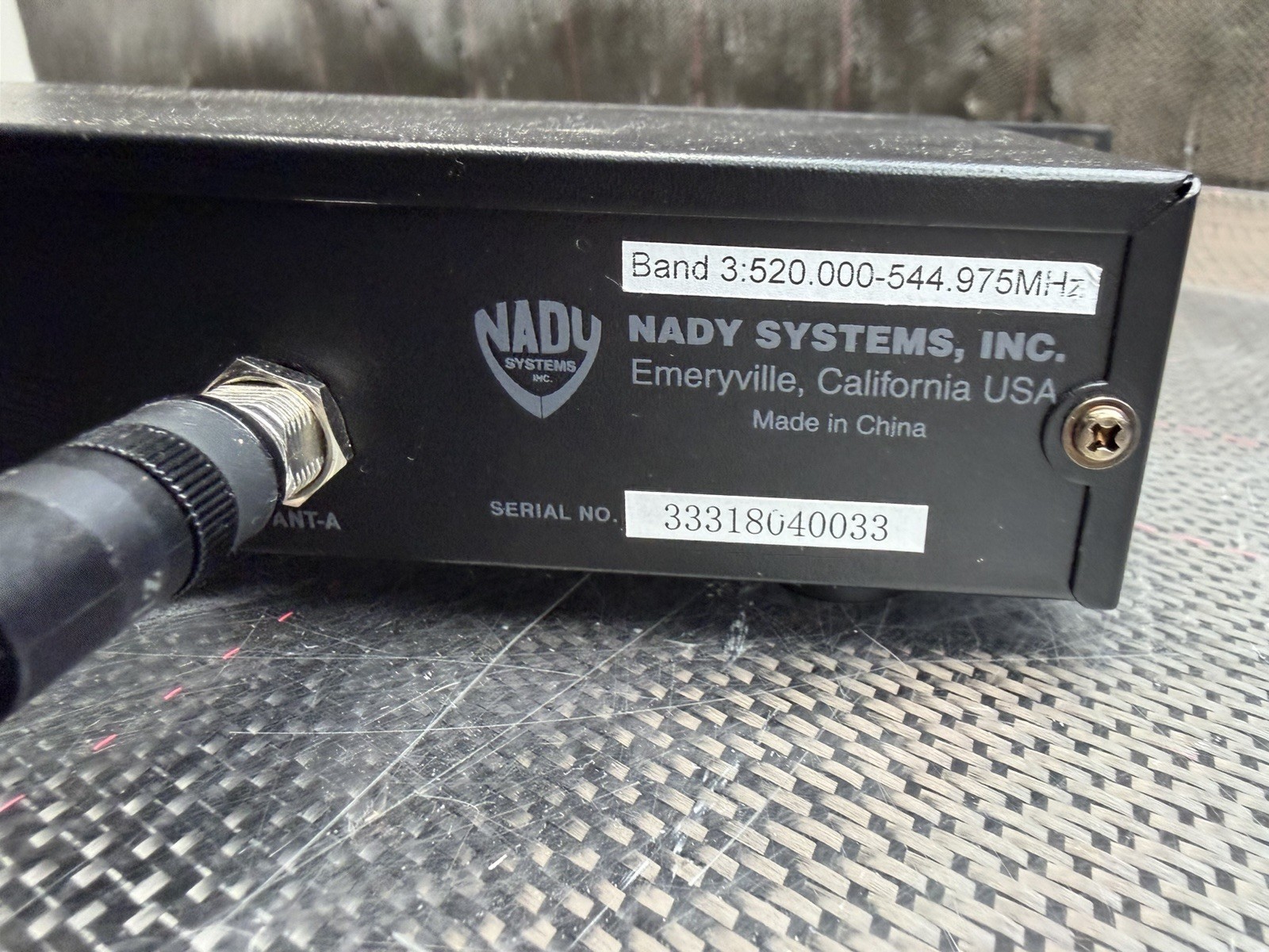 Nady 2W-1KU *Receiver Only* 1,000-Channel Dual UHF Ships Fast VGC!