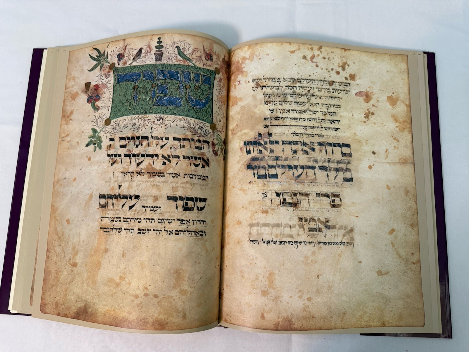 THE HAGGADAH ASHKENAZI PASSOVER PESACH Hebrew Facsimile 15th Century JUDAICA NEW