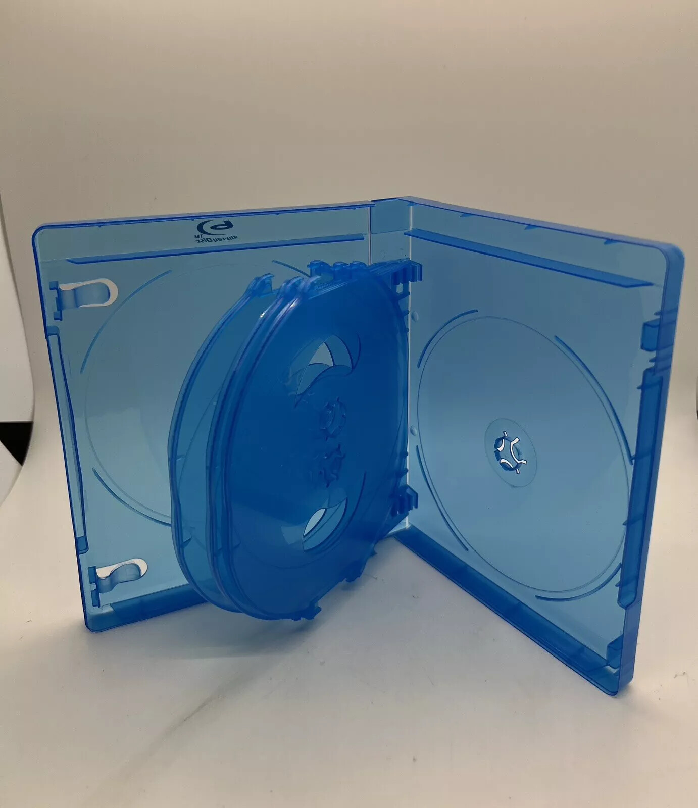 NEW 24MM BLU-RAY 8-DISC CASE WITH BLURAY LOGO, SLEEVE, BRBL2408 (P39F)