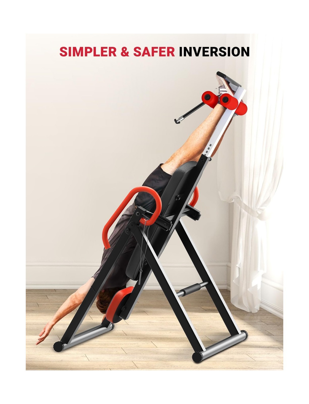YOLEO Gravity Inversion Table for Back Pain Relief 2026 New Inversion Table w...