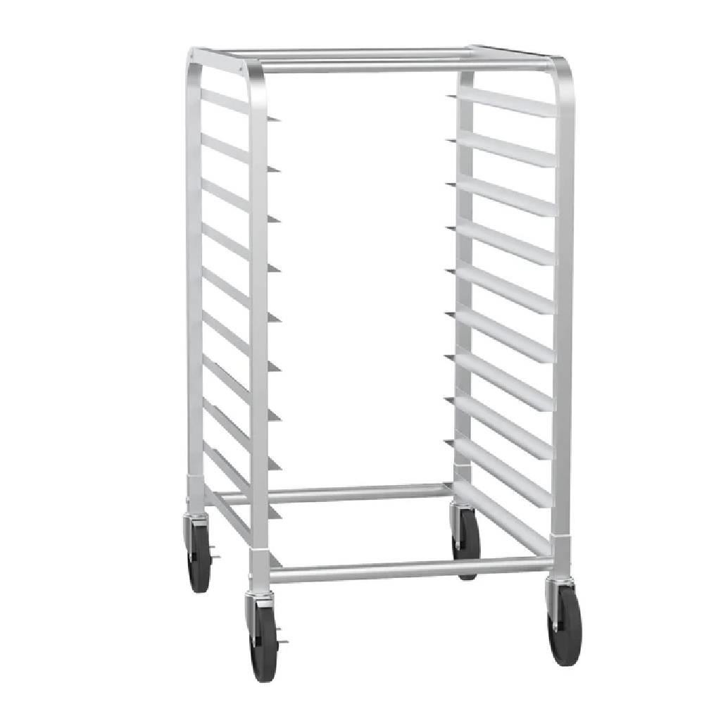 Heavy Duty 10-Tier Bakery Rack Stainless Steel Wide Bun Pan Sheet Rack