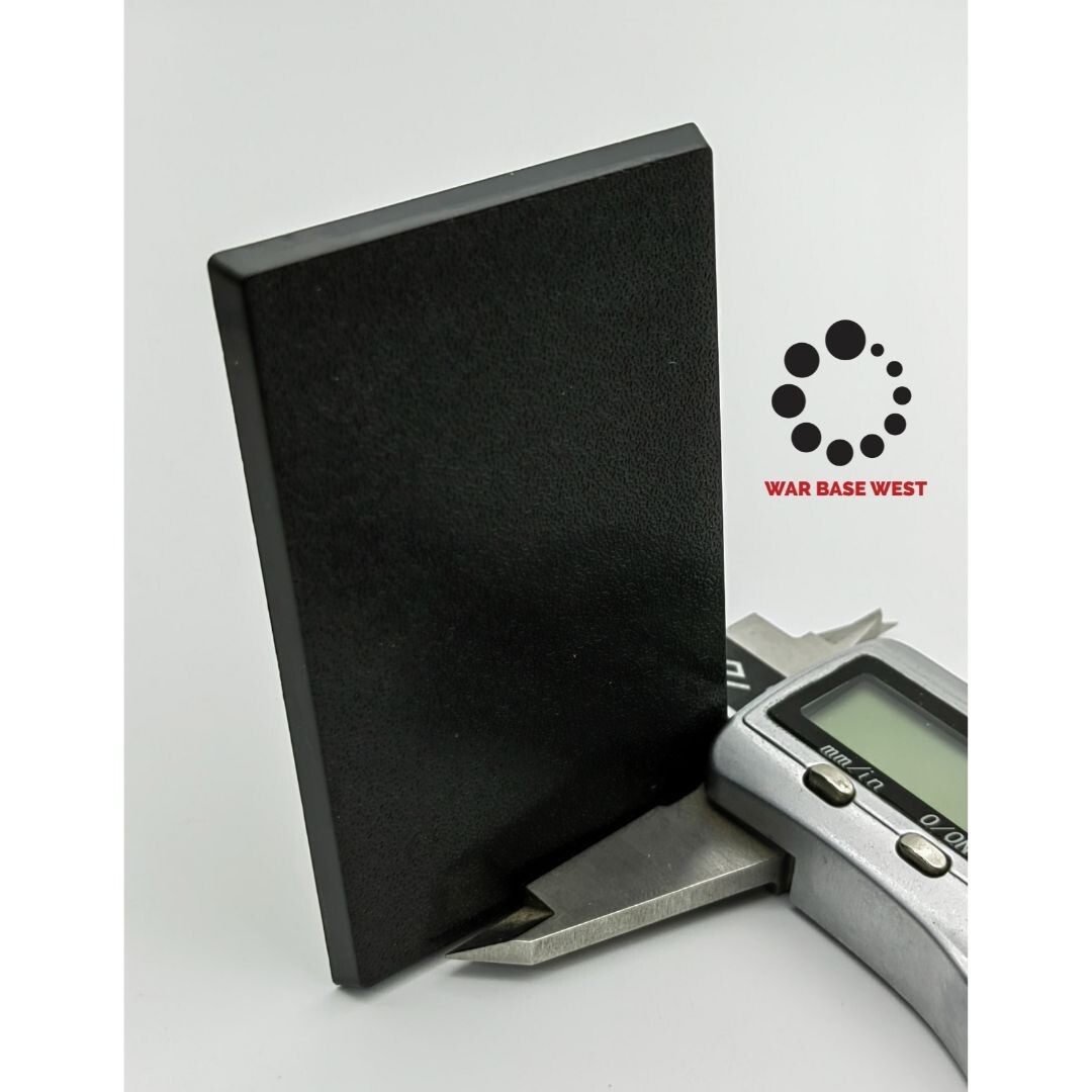 Lot Of 10 50mm x 75mm Rectangle Bases Used For Warhammer Fantasy Bloodcrushers