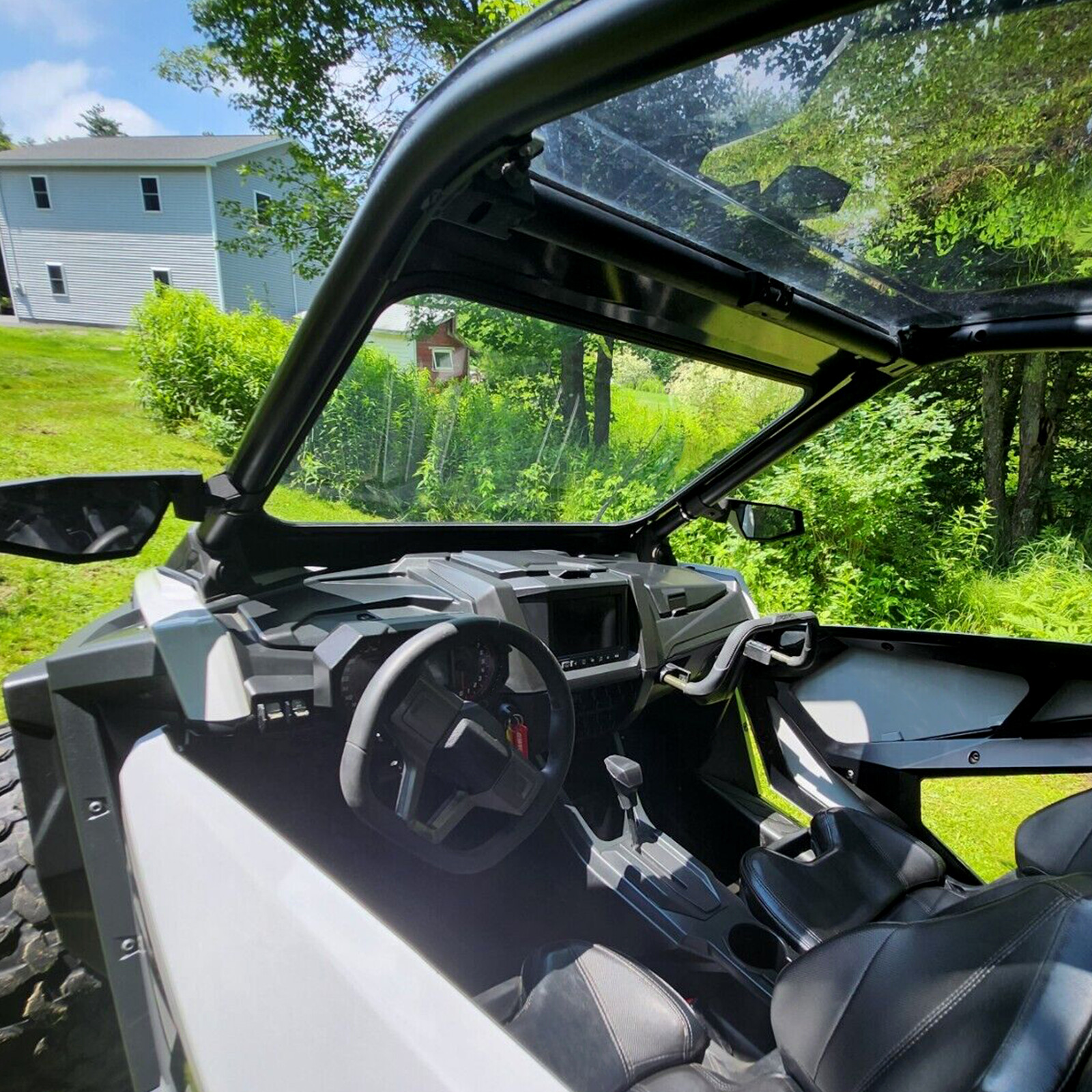 Full Glass Windshield Aluminum Frame For 20-24 Polaris RZR Pro XP 2 and 4 seat