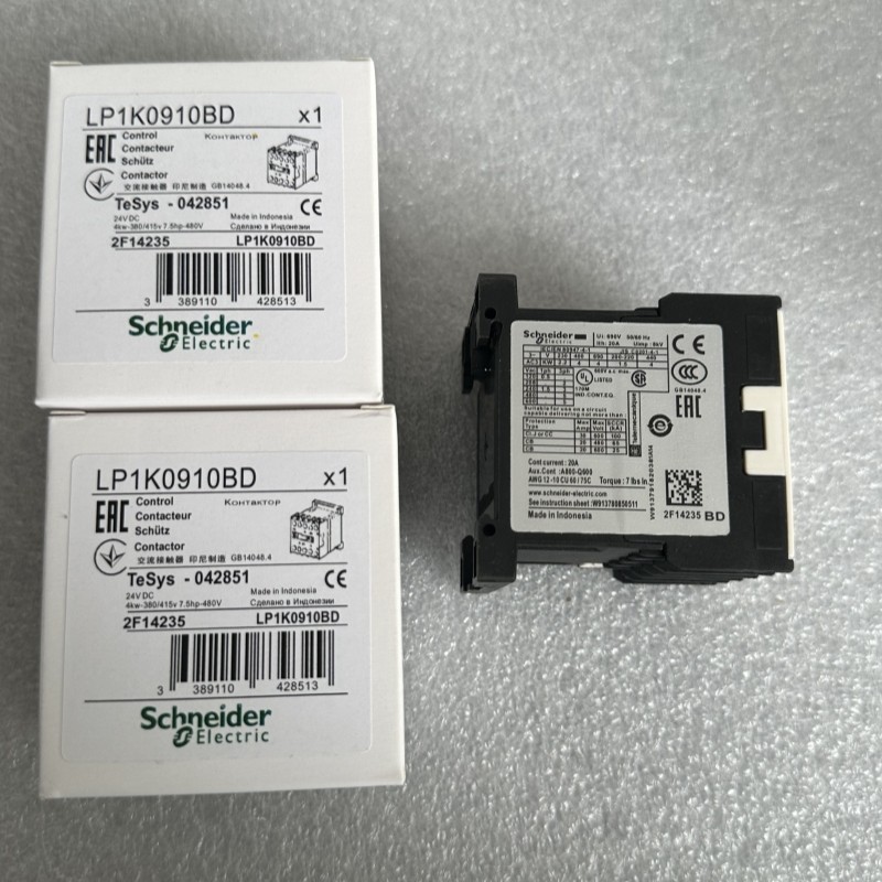 1PCS LP1K0910BD Schneider New Contactor: Expedited Shipping US In-Stock