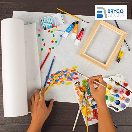 White Kraft Paper Roll 18" 100ft Packing Painting Drawing Banner Bulletin Board