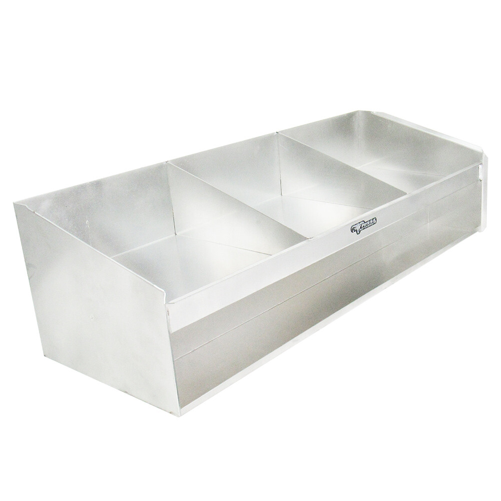 Pit Posse Helmet Bay Storage Holder Rack Aluminum Trailer Organizer- USA made