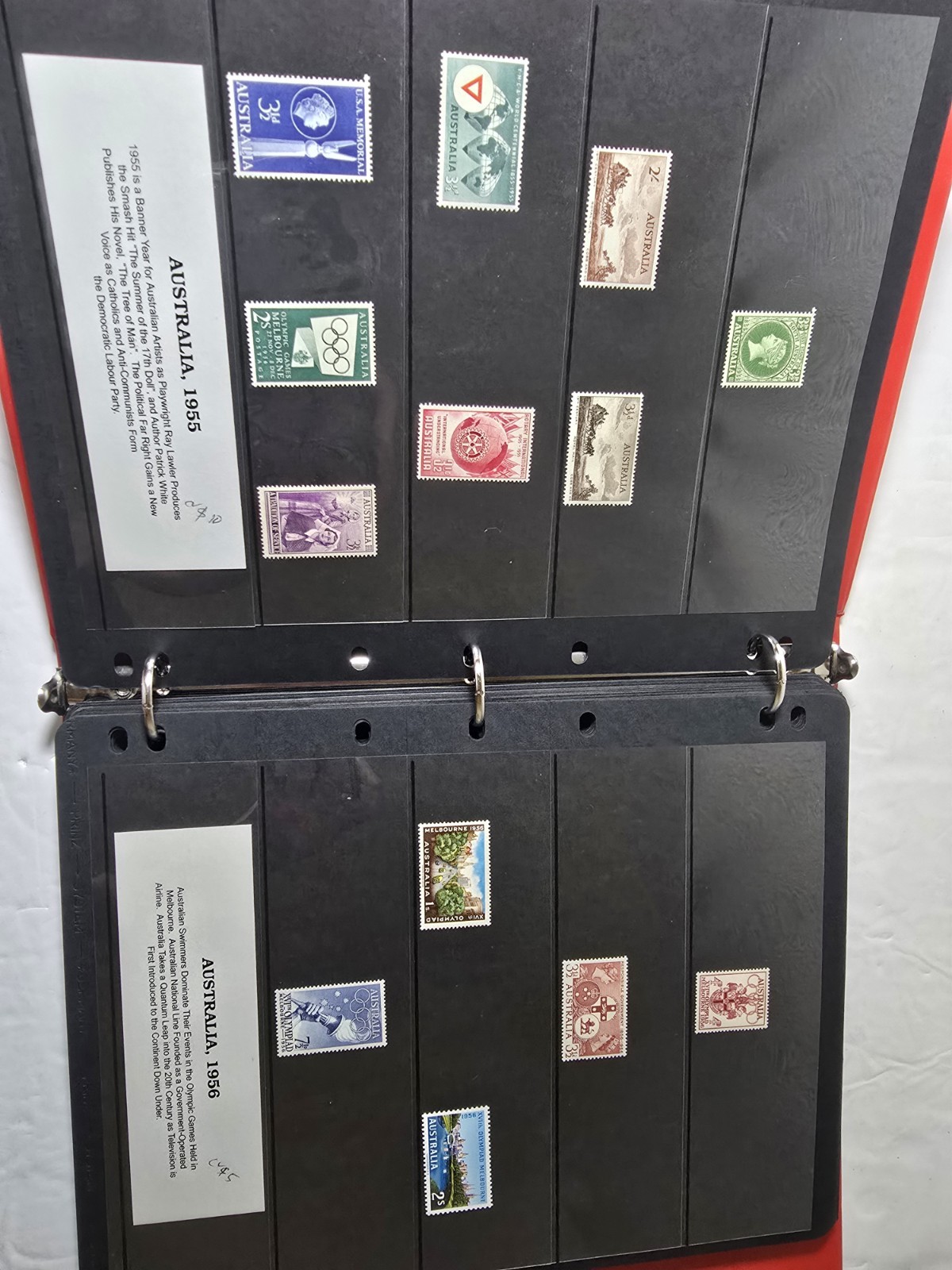 Joystamp: Australia Mint NH unique Stamps Album 1956 To 89 CV$356