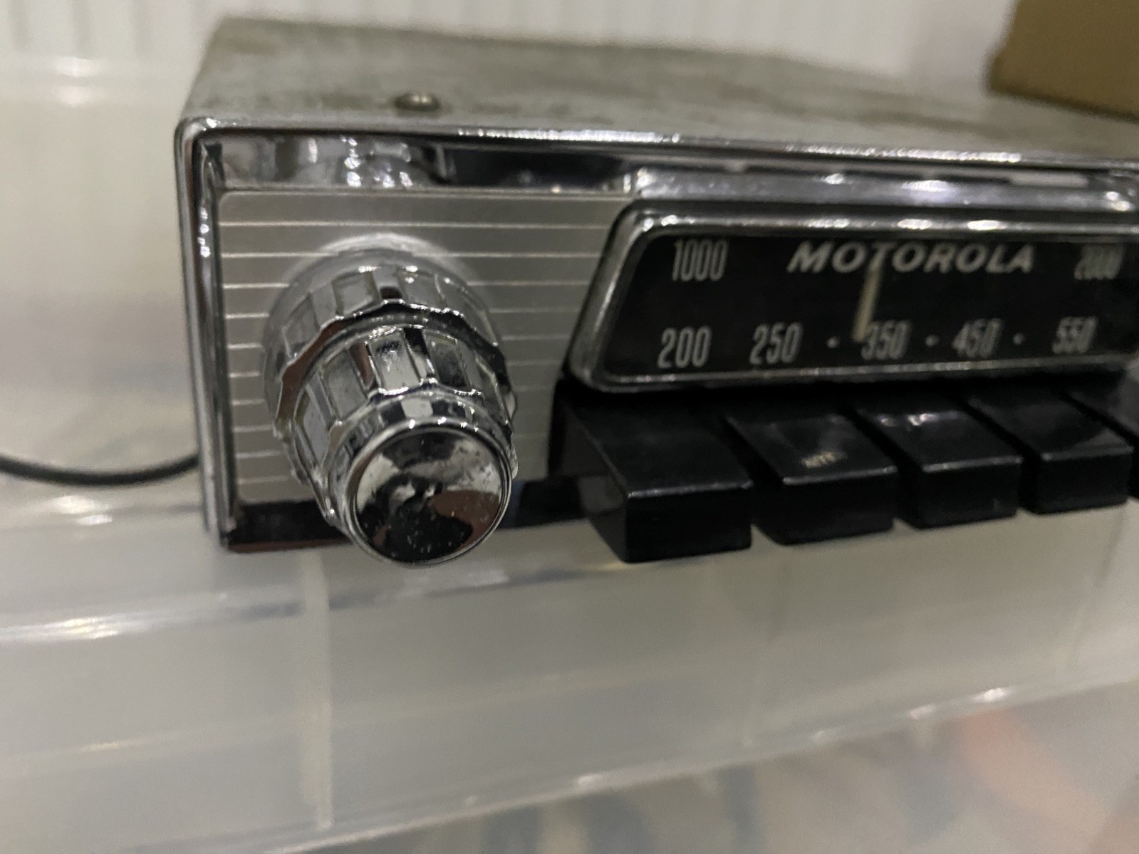 Motorola 818T chrome Car Radio Classic Vintage fully working