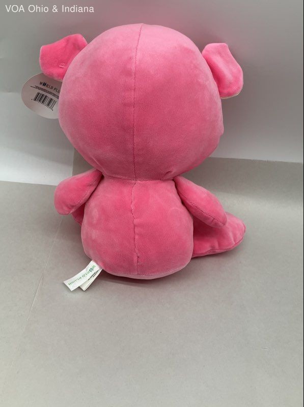 Plush Stuffed Animal Lot World Plush Inc 2 Pcs Elephant Pig With Tags