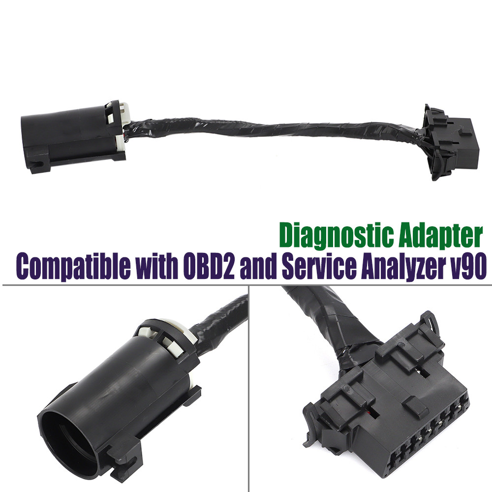 Equipment Diagnostic Adapter Harness Kit For OBD2 to Bobcat Service Analyzer v90