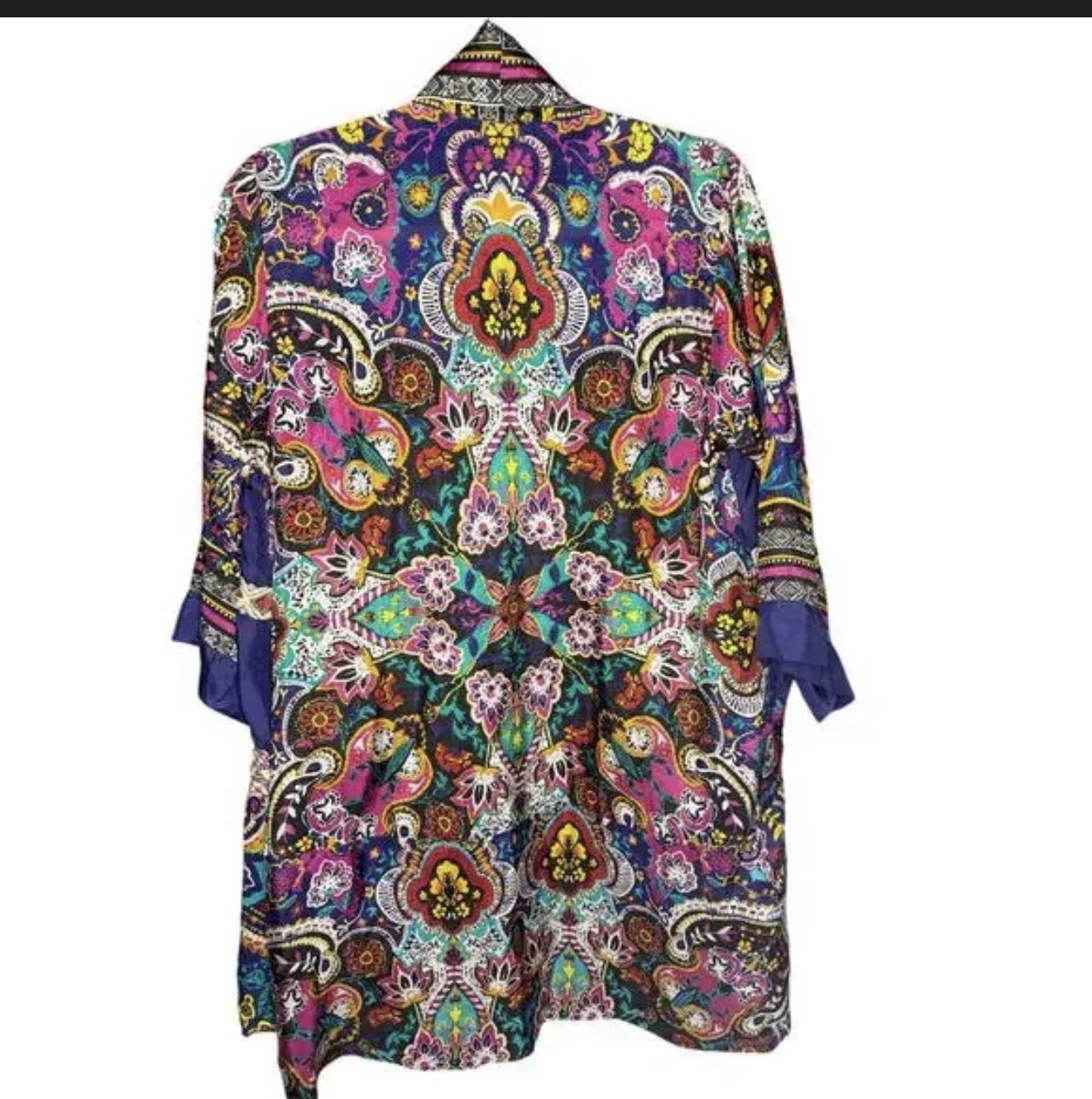 New With Tag Johnny Was Hanna Silk Kimono XS (2-6)