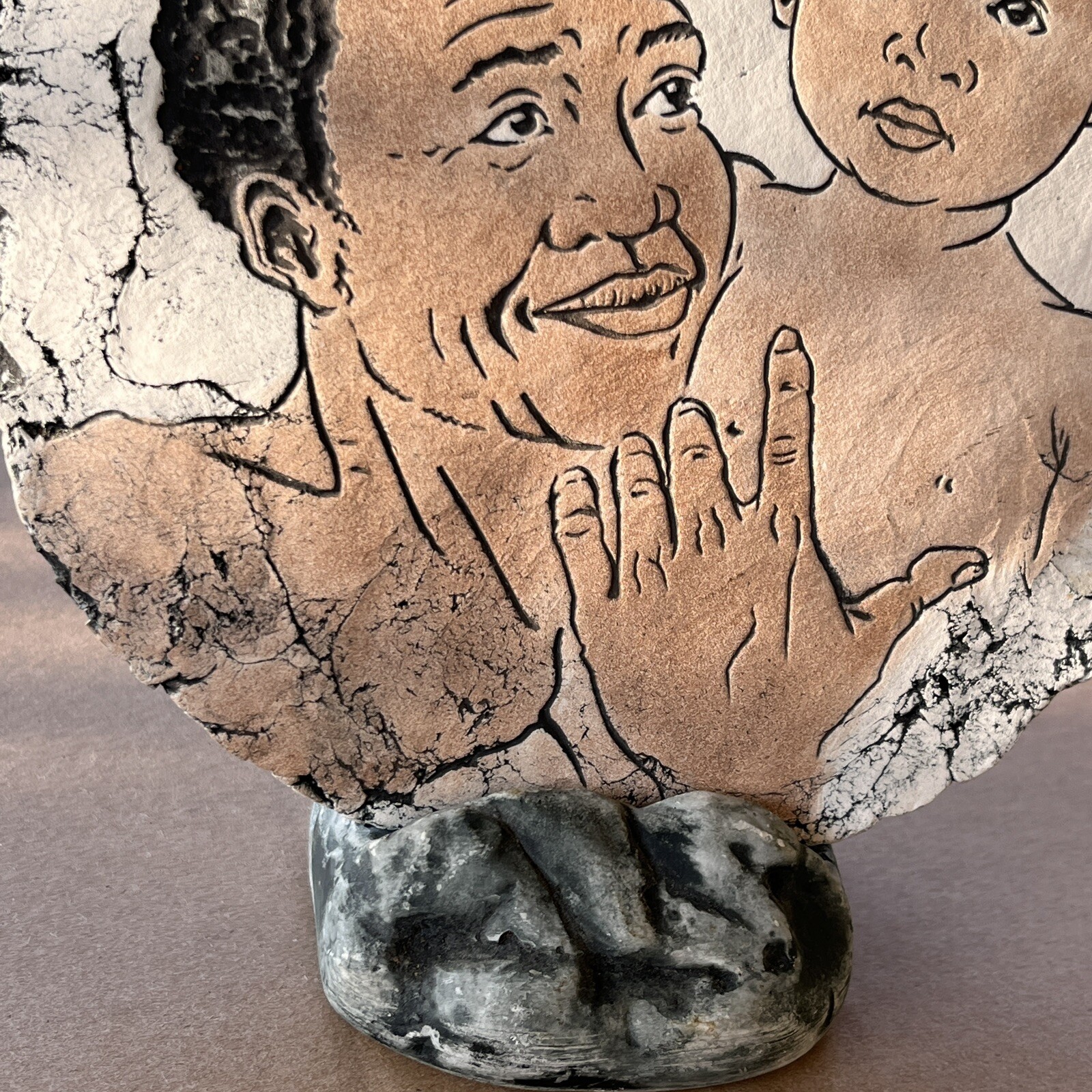 Shapes of Clay Stan Langtwait African American Decor from Ash Mt Rainer