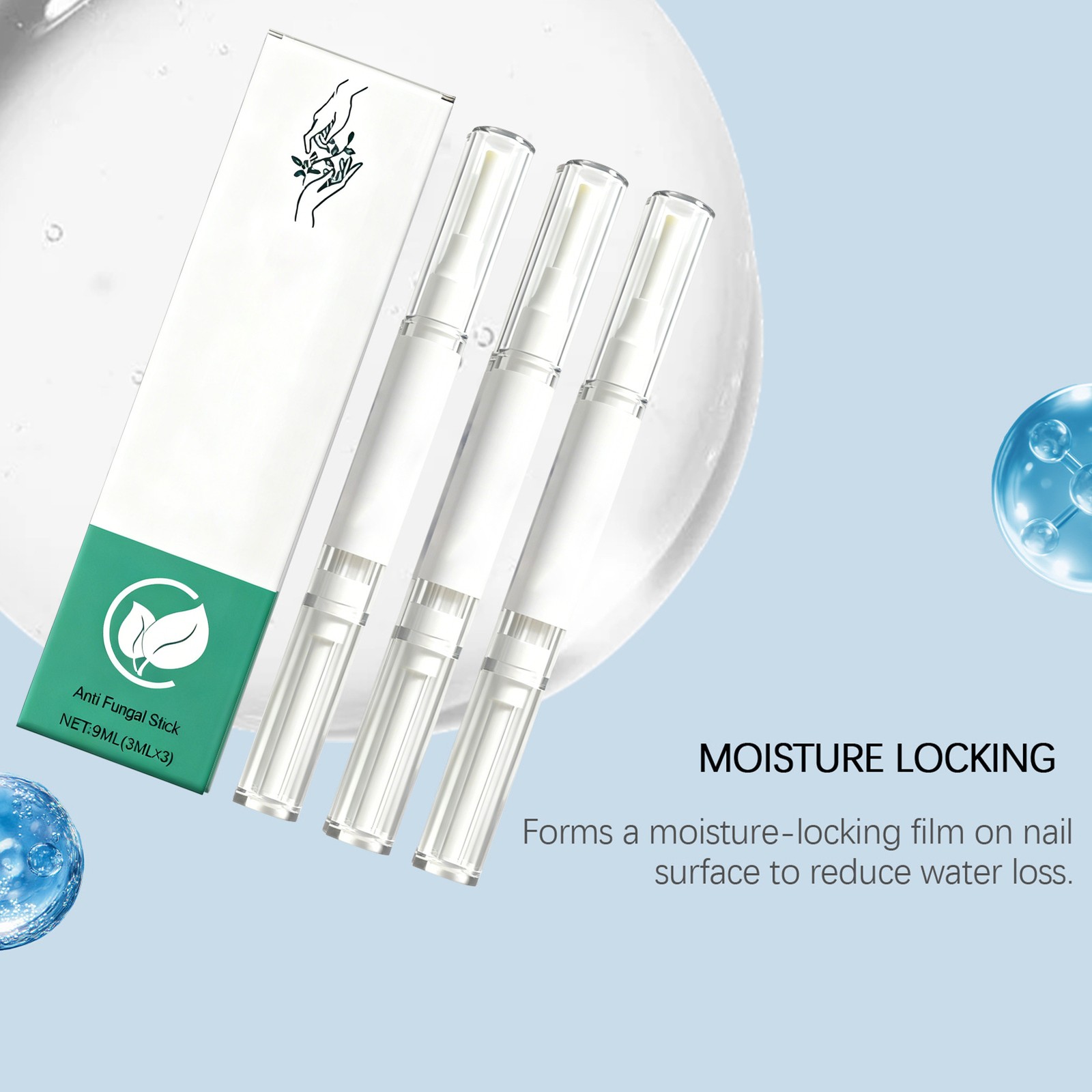 3PCS Orville Nail Fungus Pen Anti Fungus Infection Nail Care Repair Pen Toenail