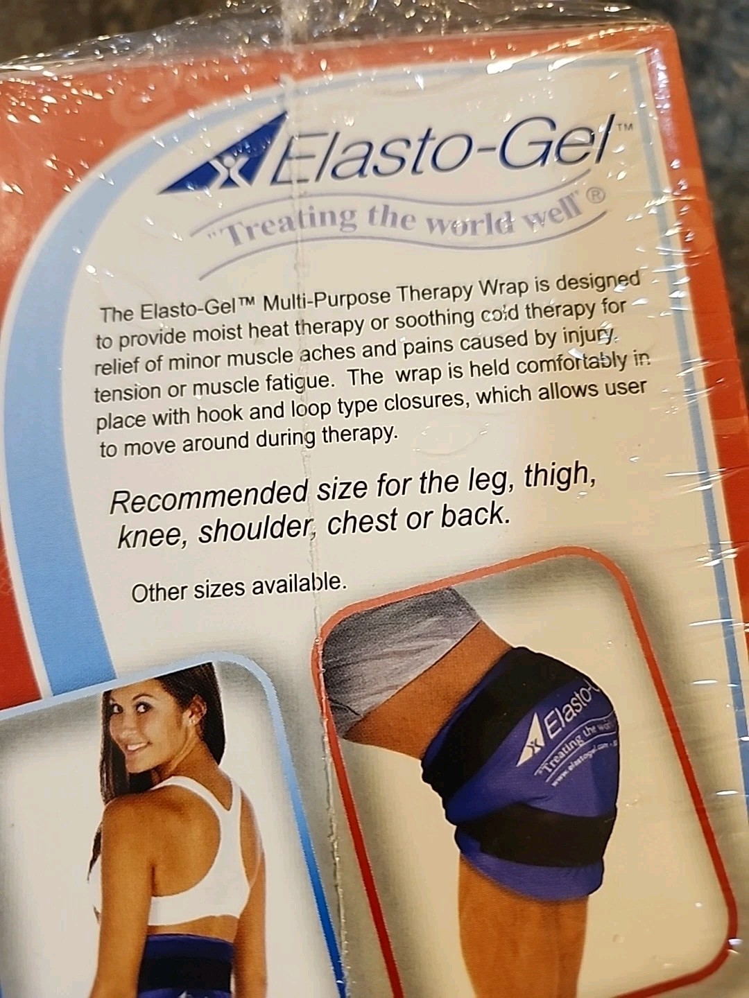 Elasto-Gel TW6010 Hot/Cold Therapy Wrap 9" x 24" – Pain Relief Gel Pack New
