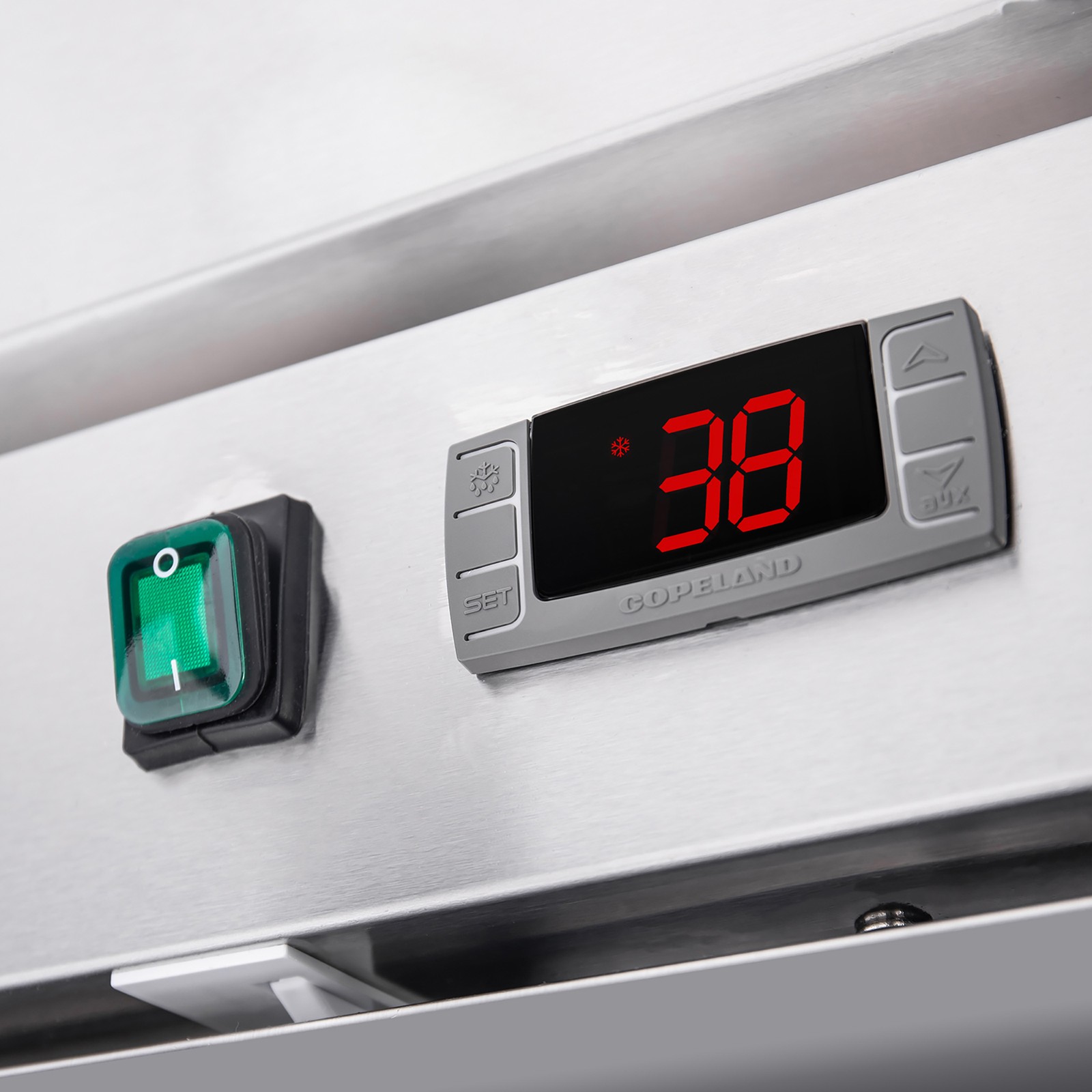 Commercial 54'' Reach-In Refrigerator Stainless Steel Solid 2 Doors 49 Cu.ft.