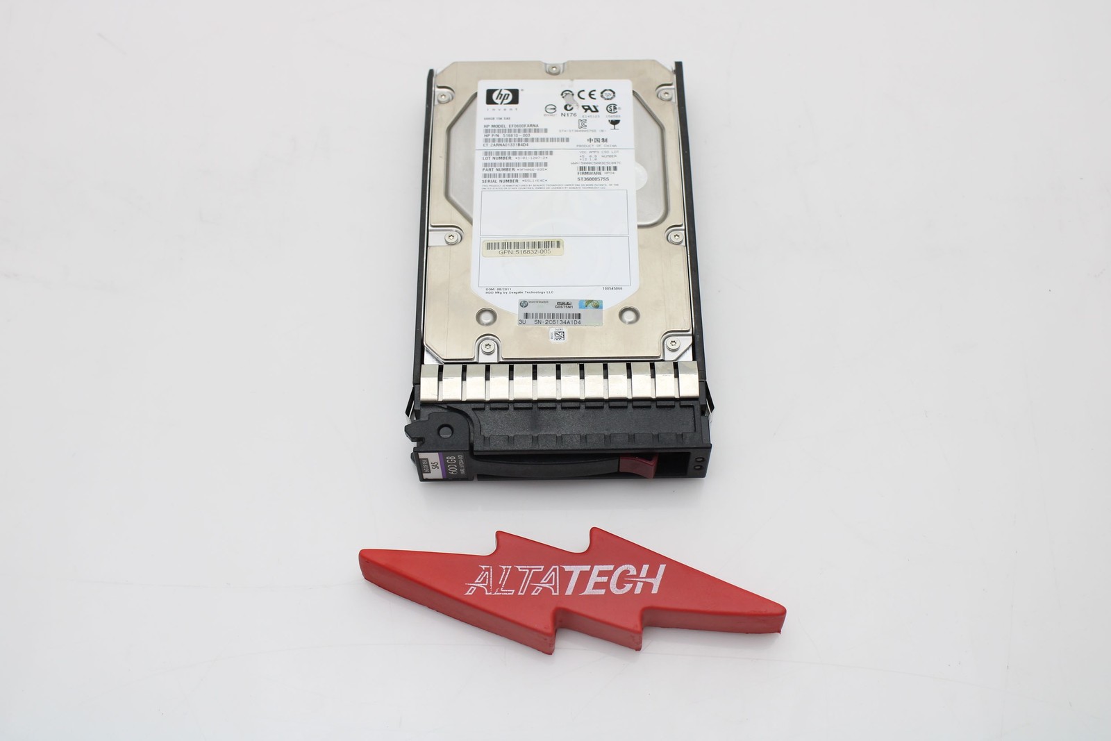 HP 517354-001 600GB 15k rpm 6G Dual Port SAS 3.5 LFF Hot-Plug Hard Drive
