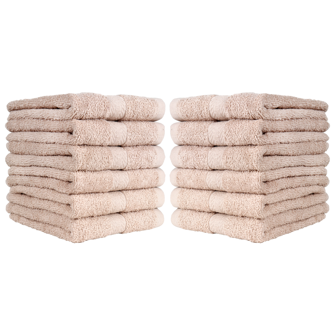 120 Bathroom Hand Towels, Bulk Value, 100% Ring-Spun Cotton, 16x27 Color Options