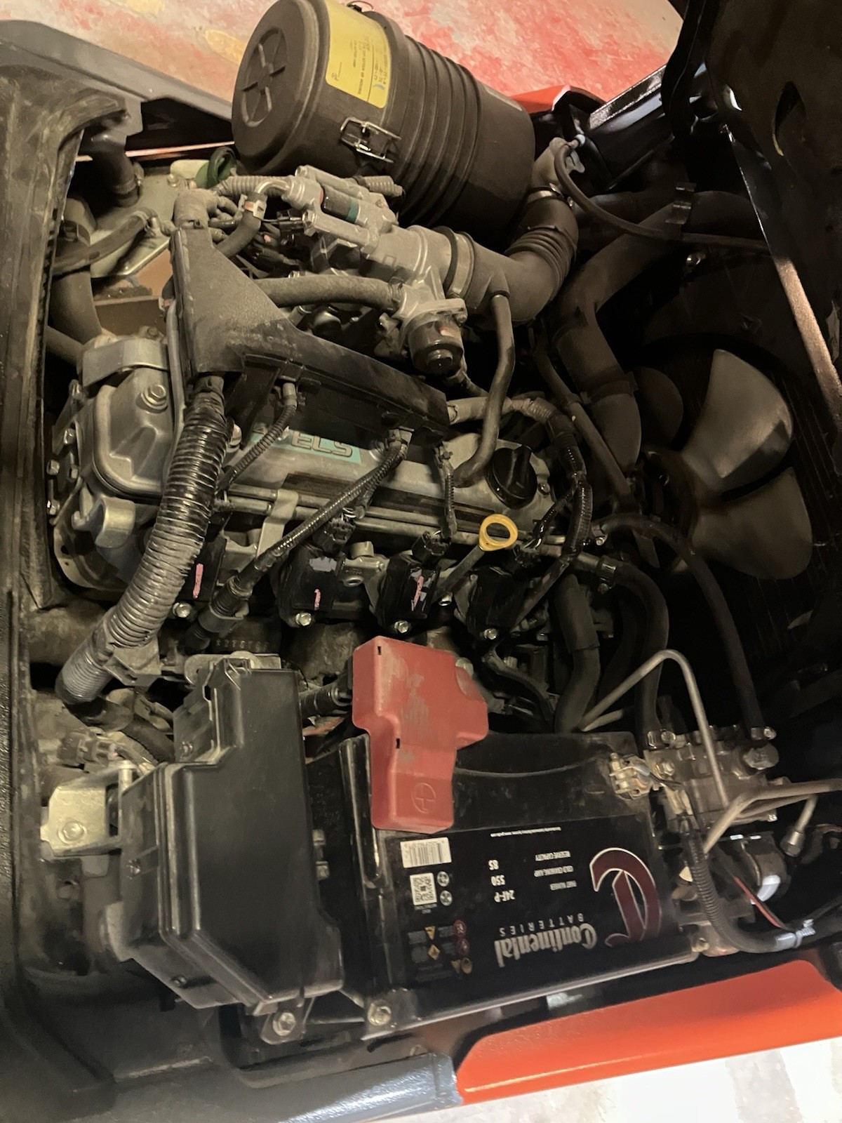 2021 Toyota 5000 LB Forklift With SS and Triple Mast