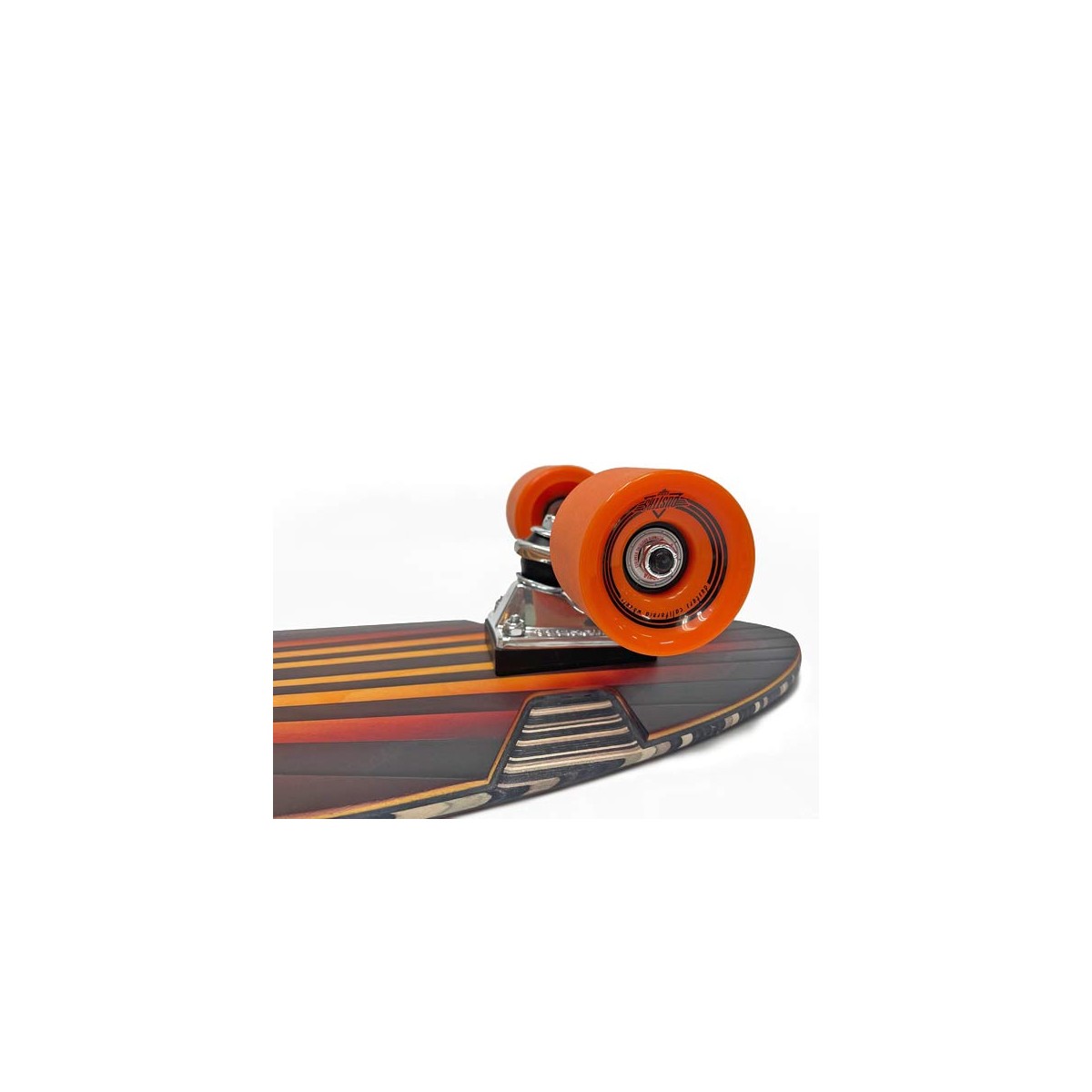Dusters California Skateboard Cruiser Keen Axe 8.25" x 31" Burn Fade