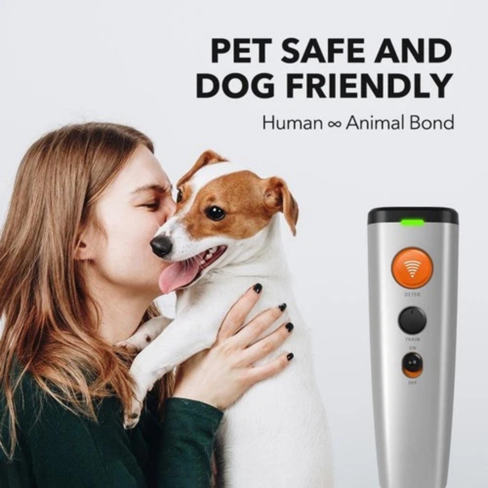 Ultrasonic Anti-Barking Device Dog Bark Control Sonic Silencer Trainer Outdoor