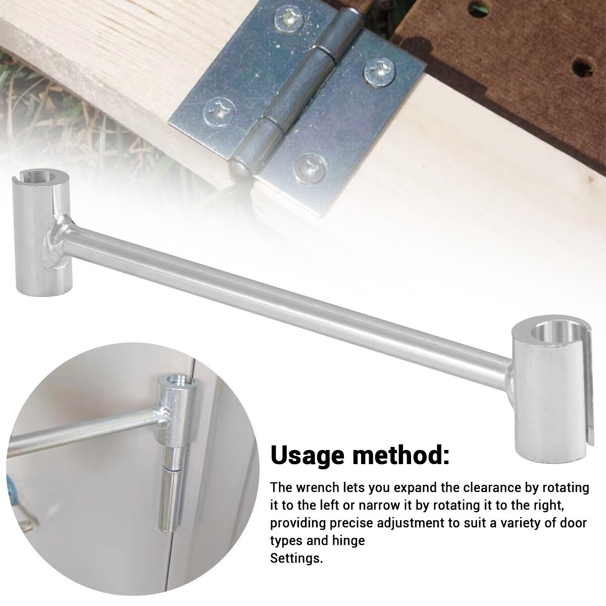 Hinges Gap Adjusting Wrench-Door Hinge Repair Spanner-Adjustable Wrench Tool