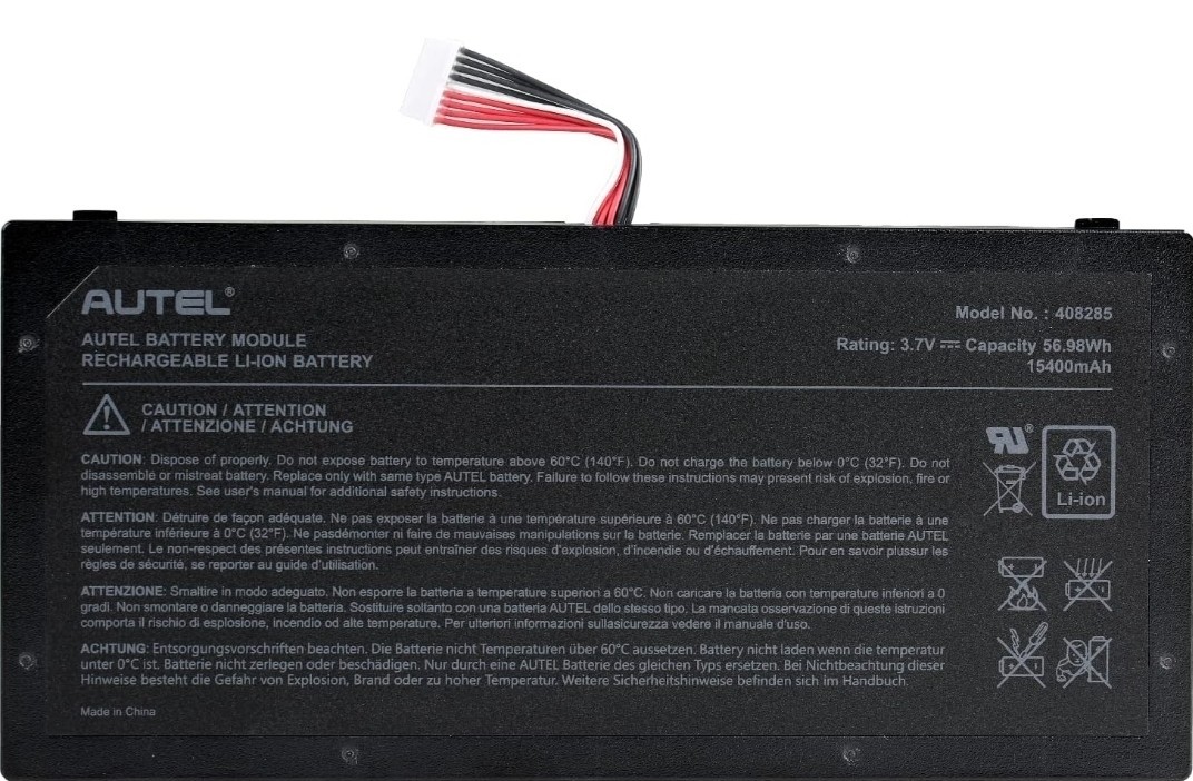 New Genuine 15400mAh 408285 Battery for AUTEL MaxiSys Elite Diagnostic Scanner