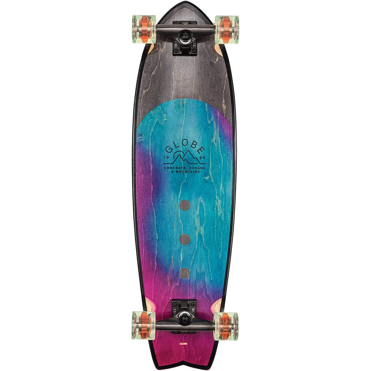 Globe Cruiser Skateboard Chromantic Washed Aqua 9.5" x 33"