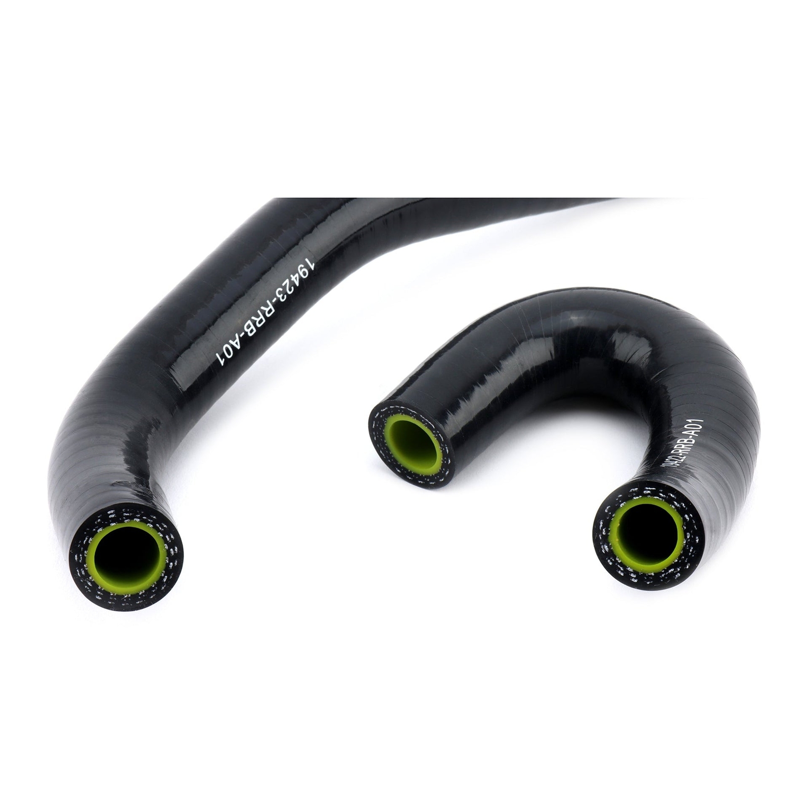 Hybrid Racing Silicone Oil Cooler Hoses Black for 06-11 Honda Civic Si & K20Z3