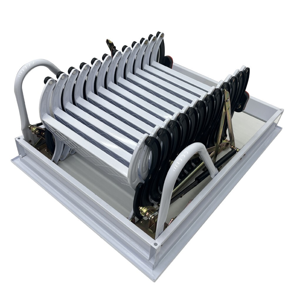 Attic Ladder Attic Pull Down Ceiling Ladder Access Stairs Carbon Steel Folding