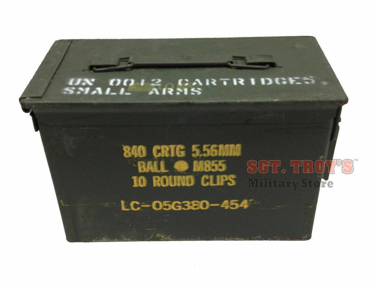 Original .50 CALIBER 5.56mm Military AMMO CAN M2A1 M2A2 50CAL METAL AMMO CAN BOX