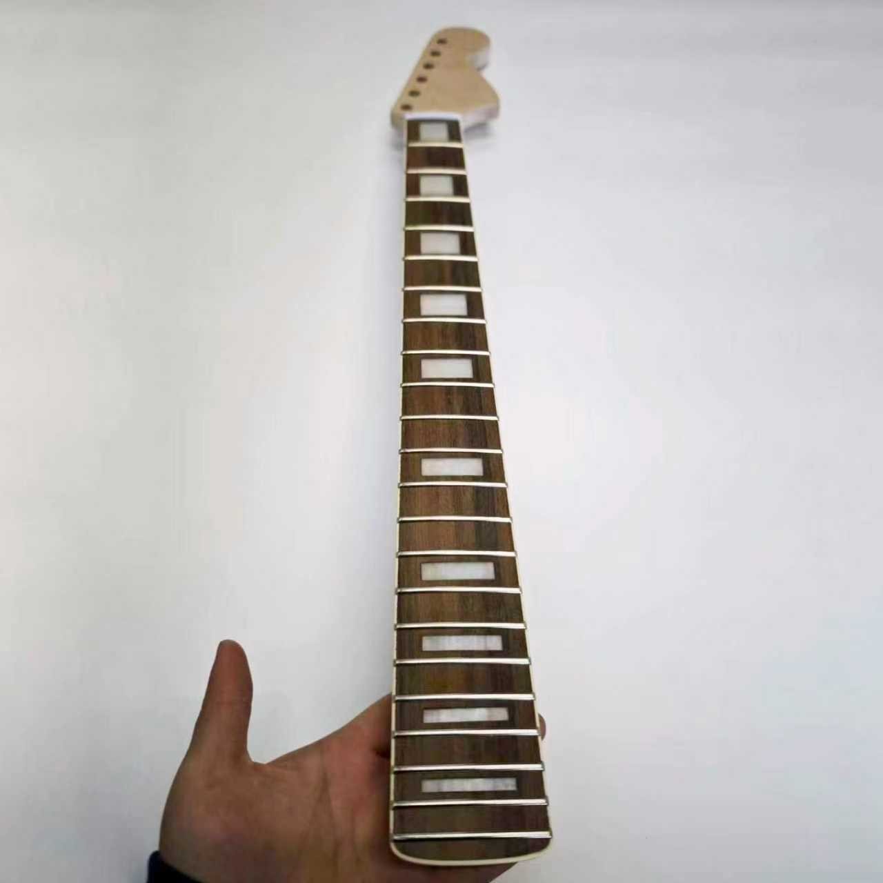 DIY Maple Electric Guitar Neck, Rosewood Fretboard, 22 Frets, 25.5 Inch Scale