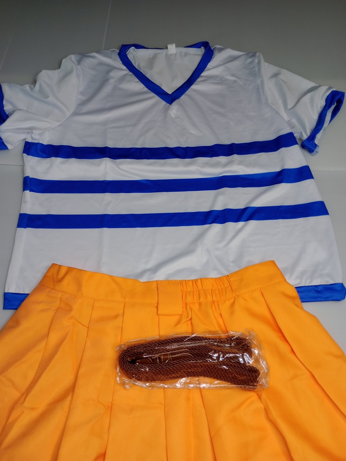 Emery Nami Dress Cosplay Costume Girls Real Live Version T-shirt Pleated MEDIUM