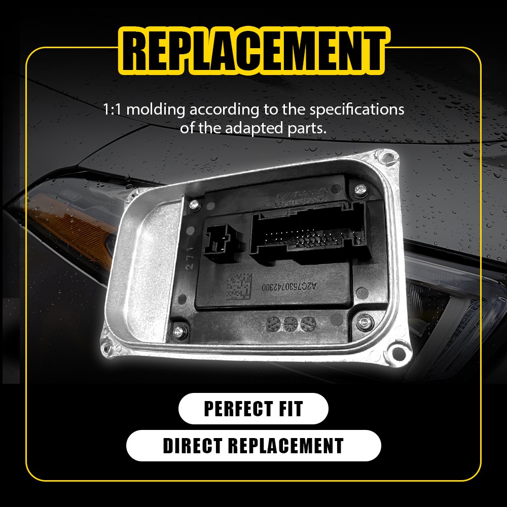 LED Headlight Module Right Passenger Side For Mercedes-Benz CLA250 GLB250 GLC300