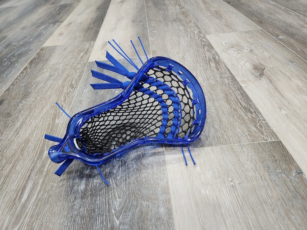 Attack Pocket: New ECD ION Sapphire Blue Soft Mesh Head Lacrosse LAX HERO 4.0