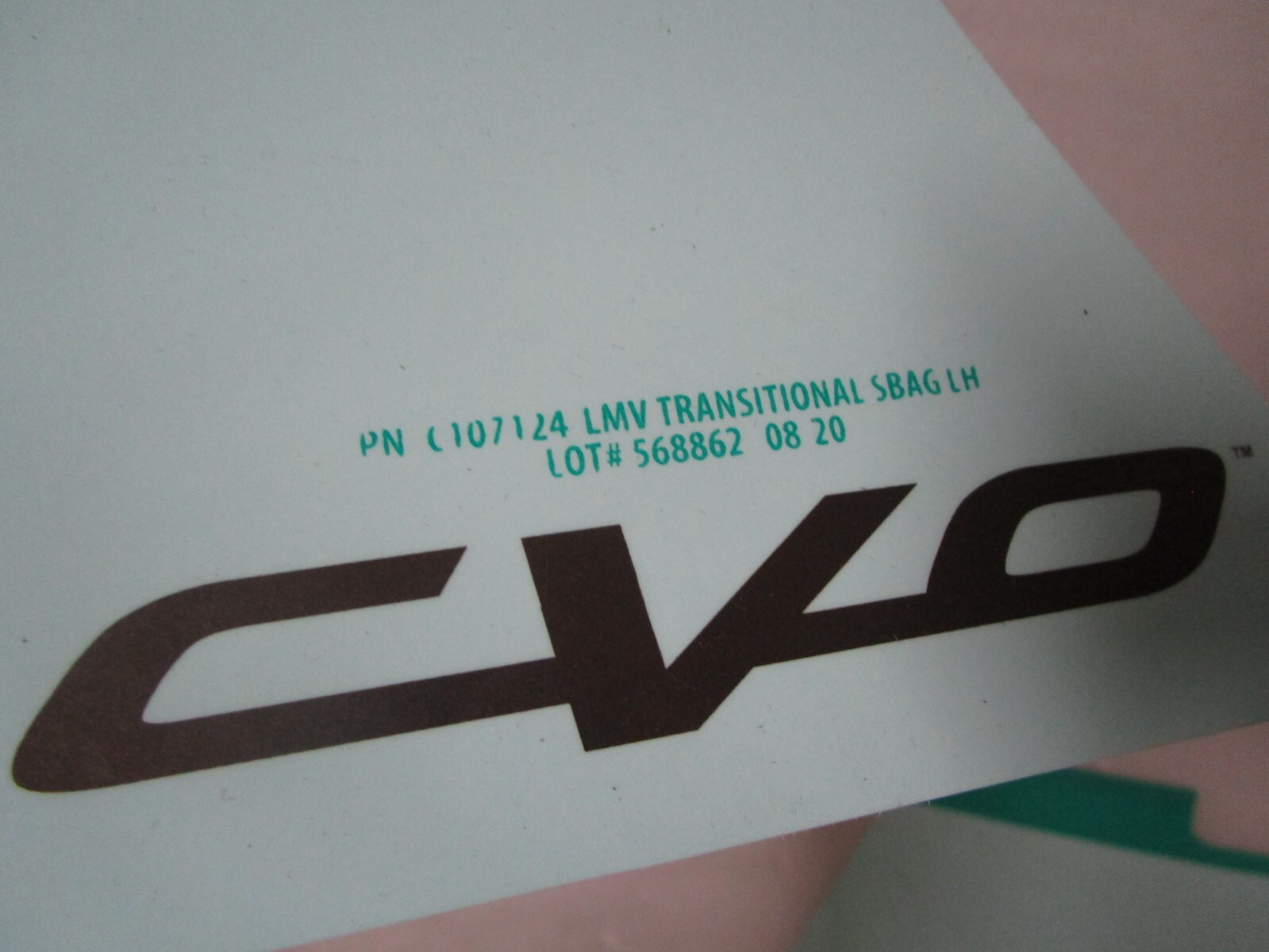 Genuine Harley Davidson Touring CVO Saddlebag Waterslide Decals PAIR