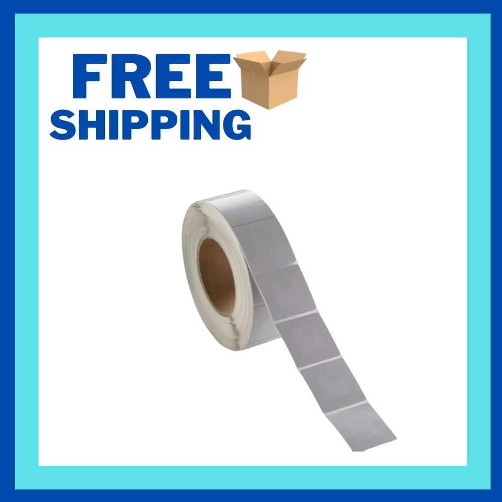 2,000 Genuine Checkpoint® 410 Label RF 8.2 MHz, Plain White