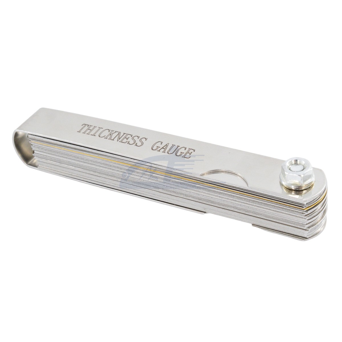 Universal Spark Plug Gap Tool Gapper & 32 Blades Steel Feeler Gauge Red Black