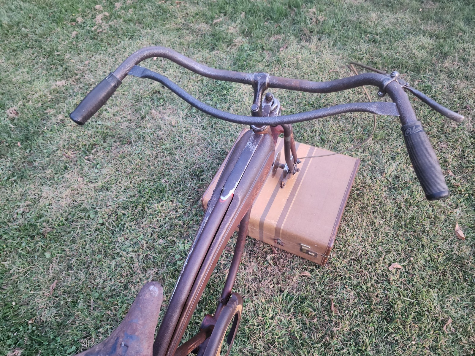 ORIGINAL 50'S COLUMBIA 5 STAR SUPERB BALLOON TIRE BIYCYCLE SPRINGER W/ KEY