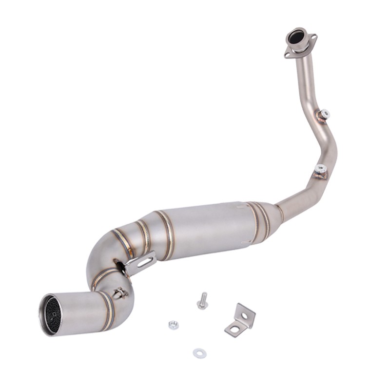 Full System Carbon Muffler Exhaust Link Pipe Modified For Duke 250 390 2025 2026